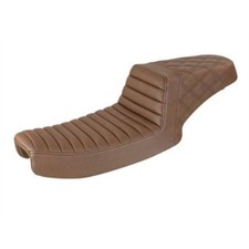 Saddlemen Step Up Seat - Rear Lattice Stitched - Brown 891-04-173BR picture