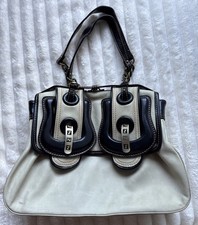 Authentic Fendi Borsa Spy Piccola Ivory/Cream Leather B.Fendi Bag w/Certificate picture