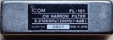 ICOM FL-101 CW Narrow Filter 9.0106MHz (250Hz/-6dB)  Clean Tested picture