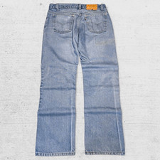 Vintage Levi's 517 Orange Tab Bootcut Faded Jeans Size 32x31 picture