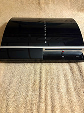 PlayStation 3 PS3 CECHK01 80GB Black Console w/ Power & HDMI Cables (Working) picture