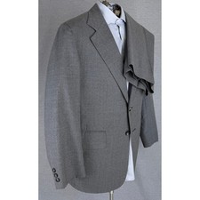 Vintage 60s Cricketeer Grey 2 Piece Suit Woodward & Lothrop 35x29.5 picture