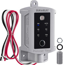 15 AMP Dusk to Dawn Timer Switch for Outdoor Electrical Boxes | 120V picture