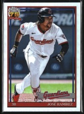 2026 Topps Chrome José Ramírez 1991 Topps Baseball 35th Anniversary Guardians picture