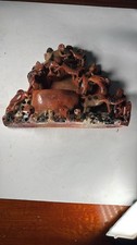 Chinese carved soapstone inkwell picture