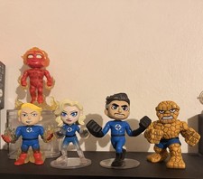 Marvel Legends Custom Fantastic Four Funko Pop Set Of Figures Funko Mini picture