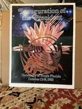 Vintage 1988 James Rosenquist USF “Welcome to The Water Planet” Poster  26x34 picture