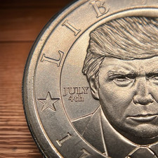 RARE July 4th PRIVY Coin 2026 Semiquincentennial Donald J. Trump $1 Dollar picture
