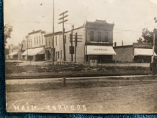 RPPC Grant Michigan Main Corners Merrill Bank Posted 1912 Traverse City/Message picture