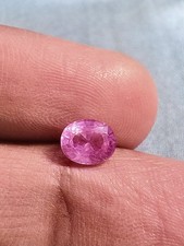 1.24 CT CERTIFIED NATURAL UNHEATED CEYLON PINK SAPPHIRE GEMSTONE  FOR SALE picture