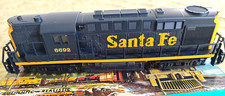 Vintage Mehano HO Scale Train Diesel Locomotive Santa Fe Tested and Works picture