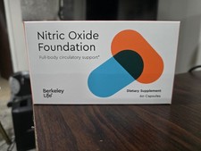 Nitric Oxide Foundation Supplement 60 capsules Berkeley life fast shipping. picture