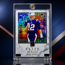 Tom Brady Donruss Elite Series RARE MOJO REFRACTOR SP INSERT CARD Patriots MINT picture