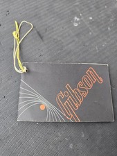 Vintage 1970s Gibson Les Pau,l J45,Sg,  Owner's Manual Hang Tag Circa 1970-1975 picture