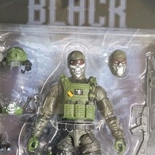 VALAVERSE ACTION FORCE 1:12 THE BLACK CORSAIRS VARIANT B 6” FIGURE GI JOE MOSC picture