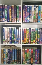 Disney Collection Lot 52 VHS Movies MASSIVE MOVING SALE Lot Bundle picture