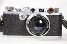 Vintage Leica IIIa rangefinder camera & Jupiter-8 50/2 lens (free with purchased picture