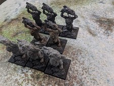 Stone Trolls Orcs and Goblins Warhammer Fantasy Old World troll greenskins x8 picture