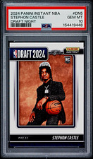 2024-25 Panini Instant Draft Night Stephon Castle DN-5 RC Spurs /497 PSA 10 picture
