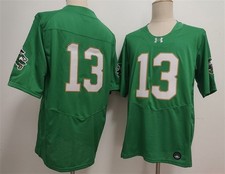 Men's Notre Dame Fighting Irish #13 CJ Carr 2026 Limited Stitched Jersey - Green picture