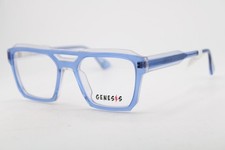 NEW GENESIS MOD.GV1639 COL.1 BLUE GREEN CLEAR AUTHENTIC EYEGLASSES 53-20 picture