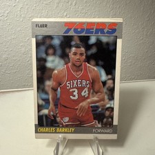 1987-88 Fleer Charles Barkley #9 Philadelphia 76ers Basketball picture