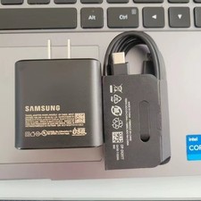 Genuine Samsung  45W 6FT USB-C Super Fast Wall Charger for S20+ S22 S23 S24 S25✅ picture