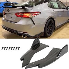 Gloss Black For Toyota Camry Rear Bumper Spoiler Splitter Lip Diffuser Body Kits picture