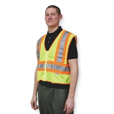 Condor 4Cwc6 4Xl Class 2 High Visibility Vest, Lime picture