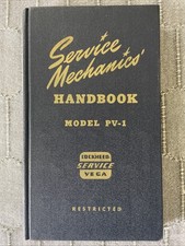 Original WW2 Lockheed PV-1 Ventura Service Mechanics 141pg Handbook - Excellent picture