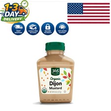 Organic Dijon Mustard, 8 Ounce Bottle - Perfect for Dressings & Marinades picture
