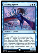 Dazzling Sphinx 0093 Non Foil Rare Outlaws of Thunder Junction MTG Near Mint picture