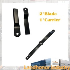Landhonor 1 Set Skid Steer Brush Cutter Cutting Blades & Carrier For BC-13-72W  picture