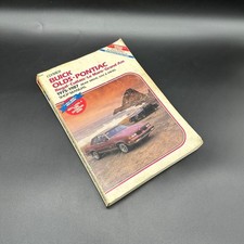 Vtg Shop Manual 1975 to 1987 Oldsmobile Buick Pontiac Cutlass Man Cave Garage picture