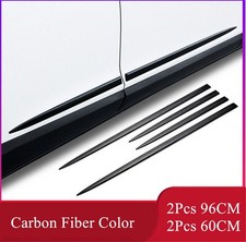 Carbon Fiber Color Car Door Side Skirt Line Sill Garnish Body Molding Trim Cover picture