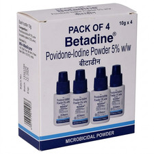 Betadine Powder Bottle of 10 gm (Pack of 4)  picture