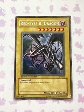 Yu-Gi-Oh Red-Eyes B. Dragon BPT-005 Collectors Tin Secret Rare Dragon HP/DMG picture