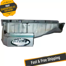 Kevko 1087NRH Metric Stock Car Oil Pan, 6 qt., Right Dipstick, 1 piece Rear Seal picture