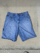 Vintage Tommy Jeans Men’s Blue Denim Cargo Shorts picture