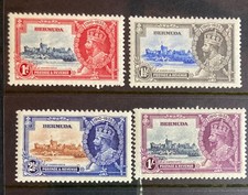 BERMUDA #100- 03 MNH VF SET - 1935 SILVER JUBILEE ISSUE, Scott Cat. Value $52.50 picture