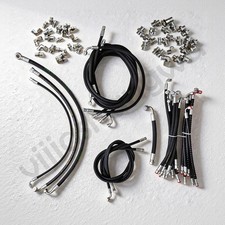 Chinese Mini Excavator Hydraulic Hose And Fitting Set Of 27 Hoses AGT Miva Rippa picture