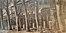 City Hotel, Columbia by Charles Frederick Surendorf, Signed by Artist 1946 picture