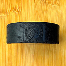 Vintage 1930s-1950s Seamless Rubber Co. Official Hockey Puck -  Game Used picture