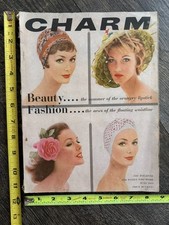 CHARM Magazine 1958 June Vintage Womens Magazine Vintage Fashion Magazine Ad MCM picture