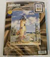 VTG NEW UnOpened Janlynn Cross Stitch Kit #61-164 TELEGRAPH HILL LIGHTHOUSE USA picture