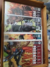 Aliens vs. Predator: War Comic Book series (5) #’s 0-4. Aliens/Predator picture