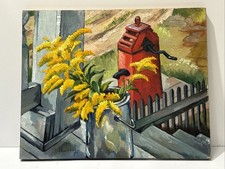 Antique Painting Still Life Modernist Wpa Frederick Buchholz American Listed picture