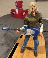 Rare KURT COBAIN 18-INCH NECA FIGURE Still plays 3 Nirvana riffs original box  picture