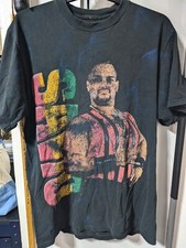 ​Vintage 1995 Savio Vega WWF Shirt XL Titan Sports WWE Wrestling Tee WCW ECW picture
