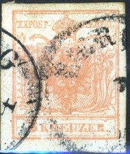 AUSTRIA 1850  @  3 Kr. picture